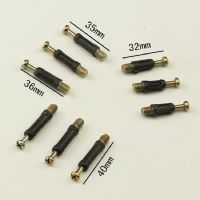 50Pcs Thickening Three In One Connector Screw Plastic Rrod Connector Furniture Hardware Plastic Connecting Rod