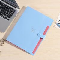 ☼◙ A4 File Folder Multi-layer Storage Bag Organ Bag Student Test Paper Folder Desktop Organizer School Stationery Office Folder