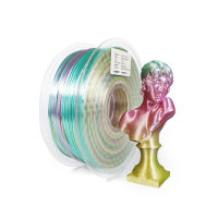 Silk PLA Rainbow 3d Printer Filament 1.75mm Silky Rich Luster 3D PenPrinting Materials Like Multicolor Ramdon Print Material