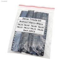 ﹍♈ SOT-89 SMD transistor Assorted KIT Total 8kinds X10PCS 80PCS contains 78L05 78L06 78L08 78L09 78L10 78L12 78L15 79L05