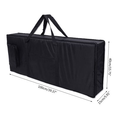 ：《》{“】= 61Key Keyboard Bag Electronic Organ Piano Cover Padded Case Instrument Protective Portable Shockproof Waterproof Thicker