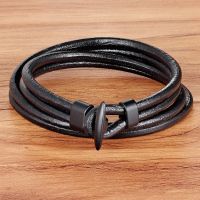 Top Sale Fashion Leather Men Boys Courage Bandage