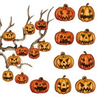 Ropes Hanging Halloween Signs Event Supplies Paper Hanging Ornaments Halloween Party Supplies Tree Decorations