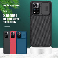 、 For Xiaomi Redmi Note 11 12 Pro Plus 11S 5G Global Case Nillkin Camshield Slide Camera Case Frosted Shield สำหรับ Poco M4 Pro 4G 5G