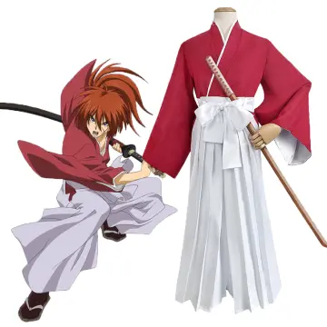 Anime Rurouni Kenshin Himura KENSHIN Blue Kendo Kimono Cosplay