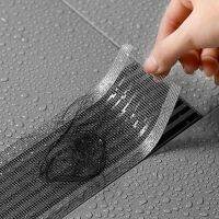 【CC】 Hair Filter Shower Drain Sticker 5m Self-Adhesive Rectangle Tub Stopper Floor Stickers Catcher