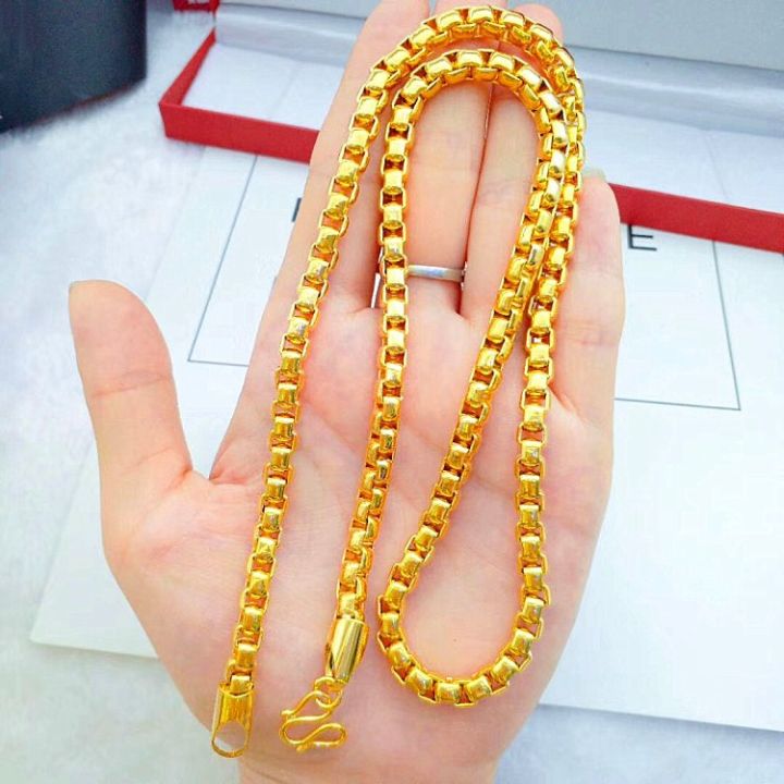 18k saudi gold necklace