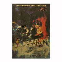 【D157】 The New Star Wars 5 Vintage Poster On Kraft Paper Cafe Bar Decorative Painting