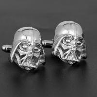 Disney Classic Movie Star Wars Series Cufflinks Darth Vader Helmet Cufflinks Shirt Jewelry Accessories Cuff Link