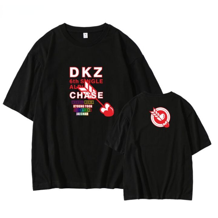 new-korean-fashion-k-pop-kpop-dkz-dongkiz-chase-t-shirt-men-women-short-sleeve-t-shirt-female-streetwear-k-pop-clothes-tee-tops