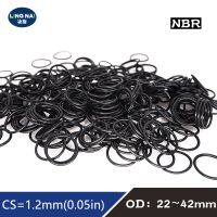 20PCS/lot Rubber Ring Black NBR Sealing O Ring CS1.2mm OD 22/23/24/28/34/42mm O Ring Seal Rubber Gasket Nitrile Oil Rings Washer