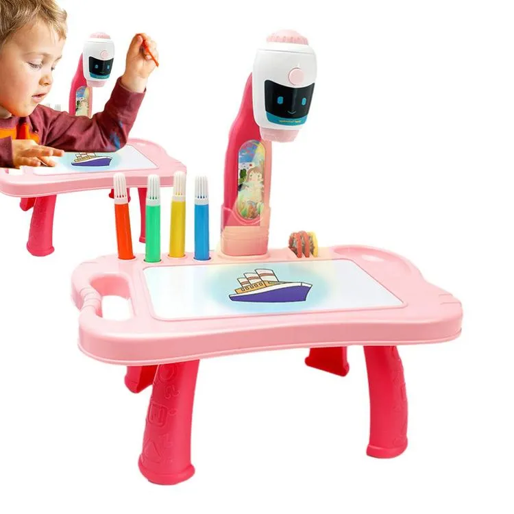 Smart Sketcher Projector Kids  Drawing Projector Toy Learning - Kids  Drawing Table - Aliexpress