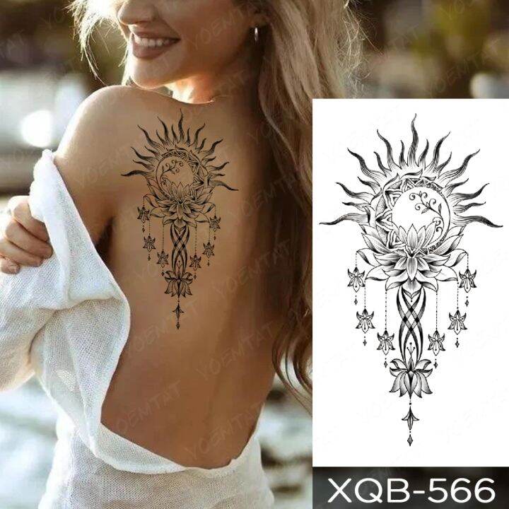 waterproof-temporary-tattoo-sticker-moon-sun-mandala-mehndi-lotus-henna-totem-flash-tatto-women-men-back-body-art-fake-tattoos