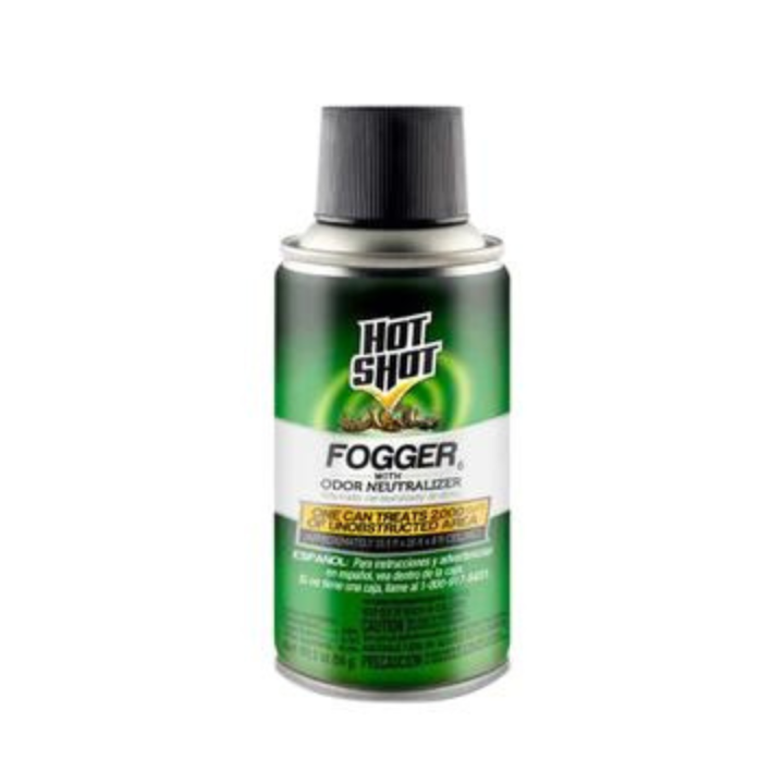 Hot Shot Fogger With Odor Neutralizer Remove Roaches Ants & Fleas 2 Oz