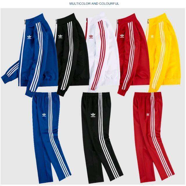 ∈ Adidas Men's Mix Match 3Stripes Track Jackets Pants Training Full Set Track Suit Lazada PH