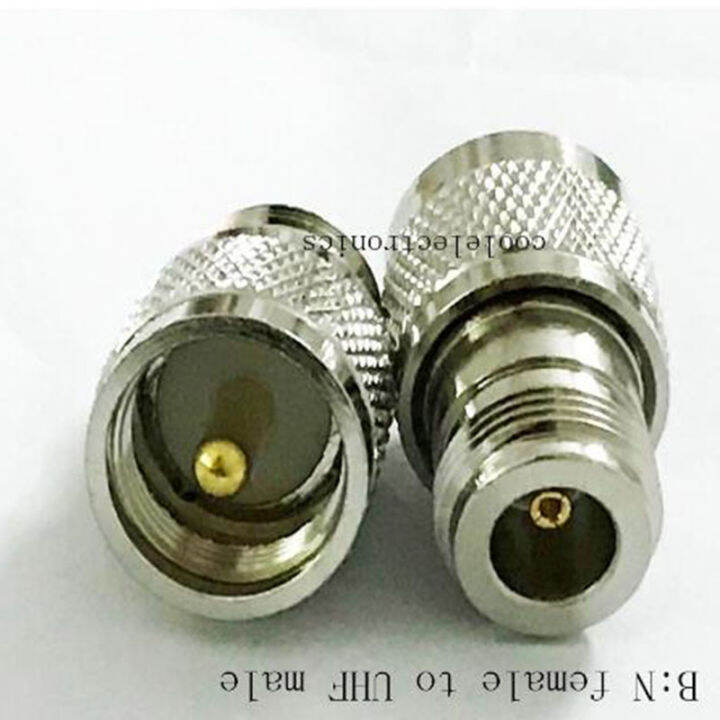 2pcs-n-male-female-to-uhf-pl259-male-uhf-so239-female-straight-rf-coaxial-cable-connector-adapter