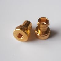 1PCS Adapter BNC female jack to SMA male plug Gold plated straight RF COAXIAL Electrical Connectors