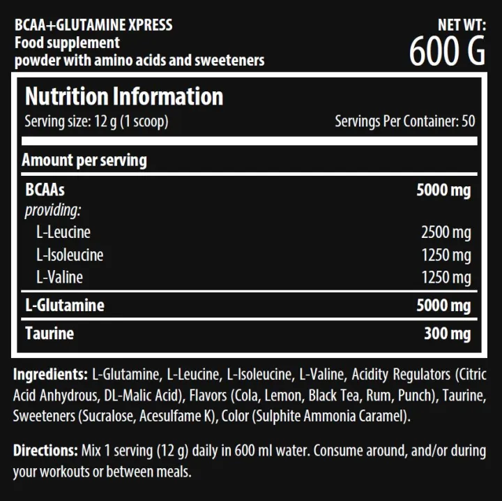 scitec-nutrition-bcaa-glutamine-mojito-600g-กรดอะมิโน-บีซีเอเอ-กลูตามีน-รสโมฮิโตะ