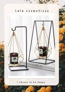 Nến thơm không khói thư giãn cao cấp Aroma Menahem Sena Beauty