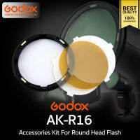 Godox AK-R16 Round ฟิลเตอร์สีพร้อมตัวจับ , สำหรับ V1 ( AD200 , AD200 Pro ต้องใช้ตัวแปลง )