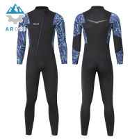 Wetsuit Men 3mm Neoprene Wetsuit for Man Keep Warm in Cold Water One Piece Long Sleeve Mens Wet Suit with Hood Front Zip Full Body Thermal Scuba Diving Suit Kayaking Snorkeling