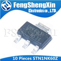 10pcs STN1NK60Z SOT-223 1NK60Z STN1NK60 SOT MOSFET N-CH 600V 300MA SOT223 IC Power MOSFET WATTY Electronics