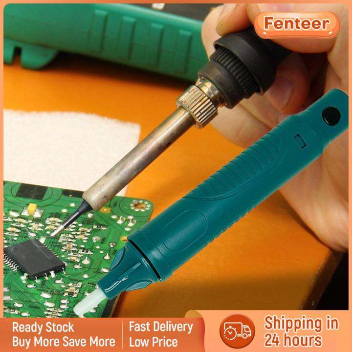 Fenteer Manual Solder Desoldering Pump Compact Anti Slip Handle Solder