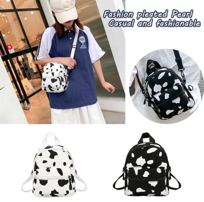 Promo Tas Ransel Mini Motif Sapi Tas Ransel Modis Tas Remaja