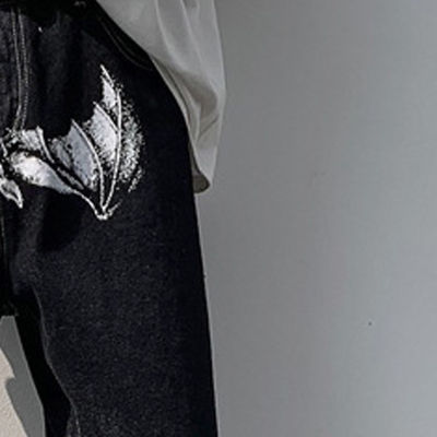 กางเกงชุดลำลองย้อนยุคพิมพ์ลายกางเกงแบบย้วยๆกางเกงฮิปฮอปขากว้างกางเกงขายาวตรงชายสไตล์ฮิปฮอป