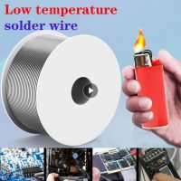 50g New Solder Wire Stainless Steel Tin Solder Wire 0.8mm 2 Flux Reel Welding Line Soldering Wire Roll High Purity Low Fusion