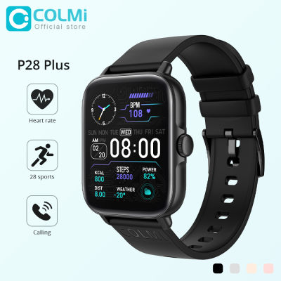 COLMI P28 Plus บลูทูธรับสายสมาร์ทนาฬิกาผู้ชาย IP67กันน้ำผู้หญิง Dial Call Smartwatch GTS3 GTS 3สำหรับ Android IOS ศัพท์