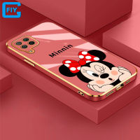 สำหรับ Huawei Nova 3i / Huawei Nova 5T / Huawei Nova เคส7i รูปการ์ตูนเคสมือถือชุบโลหะกันกระแทกเป็นคู่มิกกี้และมินนี่