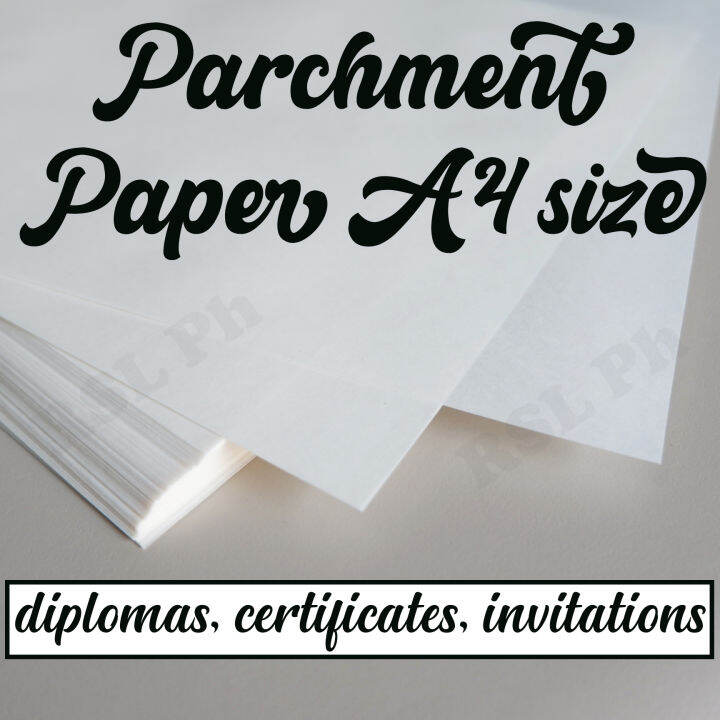 Parchment Paper A4 Invitations Certificates Diplomas Cream 100 sheets Lazada PH