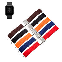 สายยางซิลิโคนนุ่ม 20มม Huami Amazfit Bip/Bip 3 Pro/Bip U Pro/Bip Lite/Bip S/Bip S Lite/Bip U สายนาฬิกาอัจฉริยะ