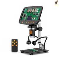 【Fast Delivery】7 inch LED Digital Microscope 1000X HD LCD Display Industrial Video Microscope