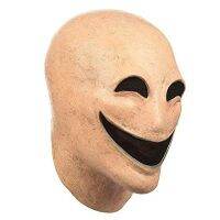 【HOT】□№ Horror Smile No Face Man Mascara Terror Faceless Alien Helmet Costume for Men