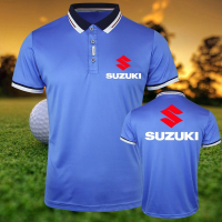 Streetwear Motorcycle Sport Team Suzuki Men Polo Shirts Hip Hop Streetwears Casual Summer Fashion Men Golf Sportswear {in store}