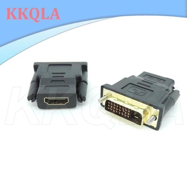 qkkqla-hdmi-compatible-female-to-dvi-24-1-pin-male-adapter-converter-cable-connector-for-pc-ps4-tv-1080p-dvi-adapter