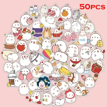 Sticker  hình dán thỏ Molang cute  Shopee Việt Nam