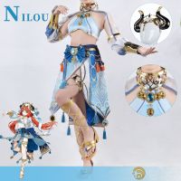 Nilou Cosplay Costume For Genshin Impact Game Uniform Outfit Clothes Halloween Party Full Set Anime Wigs Women