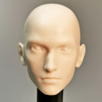 Unpainted 16 Scale FFVII Zack Fair Head Sculpt สำหรับ12 Action Figure ตุ๊กตาภาพวาดการออกกำลังกาย No.698 (Bald Version)