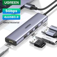 UGREEN USB C Hub 4 พอร์ต USB Type C ถึง USB 3.0 Hub อะแดปเตอร์แยกสำหรับ MacBook Pro iPad Pro samsung Galaxy Note 10 S10 USB Hub-Zaeiruie