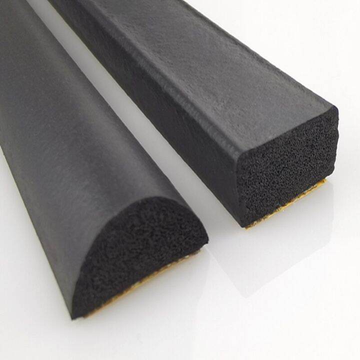 self-adhesive-epdm-foam-rubber-seal-strip-width10-50mm-thick-2-10mm-black-sponge-anti-collision-shock-absorption-seal-gasket-adhesives-tape