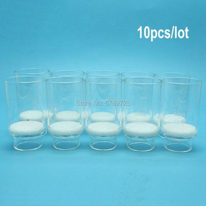 10pcs 30/40ml glass Sintered crucible Glass sand core crucible filter