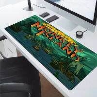 Monkey Island Mousepad Gaming Keyboard Pad เมาส์เกมตู้ PC Accessories Table Mat แผ่นกันลื่น แผ่นรองโต๊ะ Mausepad