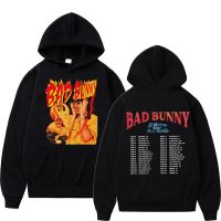 Hip Hop Rapper Bad Bunny El Ulitimo Tour Del Mundo Tour Hoodie Men Cotton Hoodies Mens Fashion Loose Streetwear Size XS-4XL