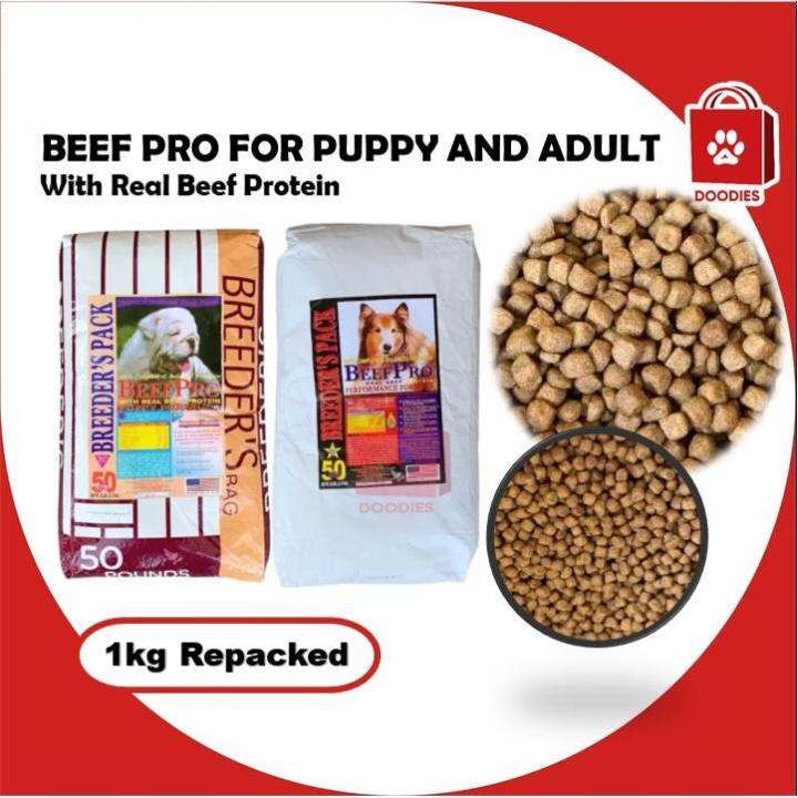 Beef Pro Puppy and Adult Dry Dog Food 1kg Lazada PH