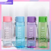 YESMILE 500ml ฤดูร้อน พลาสติก แบบพกพา ถ้วยน้ำกีฬา ขวดน้ำดื่ม ถ้วยกาแฟน้ำผลไม้ ขวดน้ำ