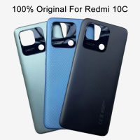 ต้นฉบับใหม่สำหรับ Xiaomi R Edmi 10C ฝาครอบแบตเตอรี่แผงด้านหลังประตูที่อยู่อาศัยกรณีอะไหล่สำหรับ R Edmi 10C ฝาครอบแบตเตอรี่