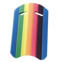 2X Kids Adults Rainbow Swimming Kickboard Foam Float Kick Board Pool Training Aid Float Hand Foam Board Tool